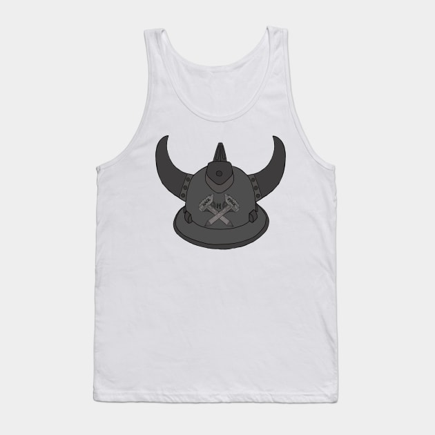 Hack n Stack Warrior helmet Tank Top by HacknStack